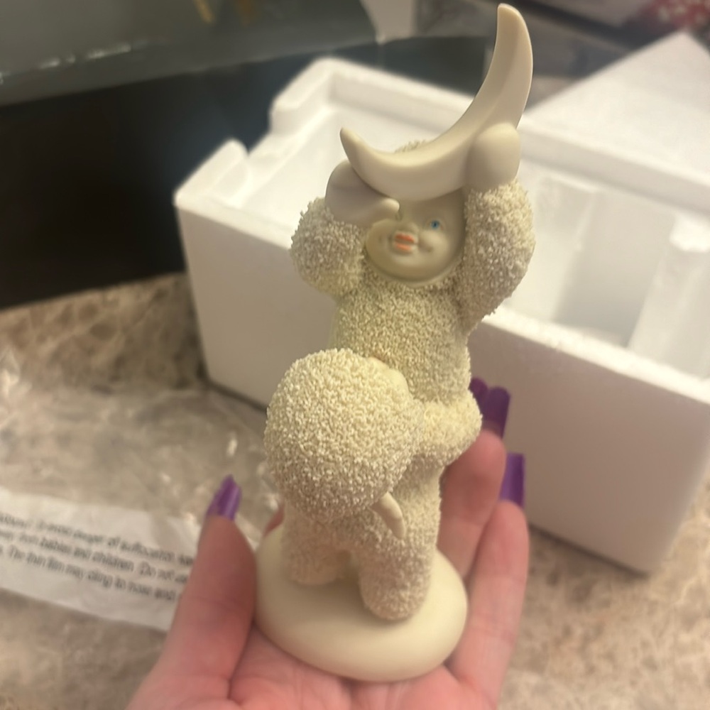 Vintage Snowbabies! “Reach for the moon”